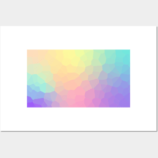 Light Rainbow Colors In Crystal Surface Posters and Art
